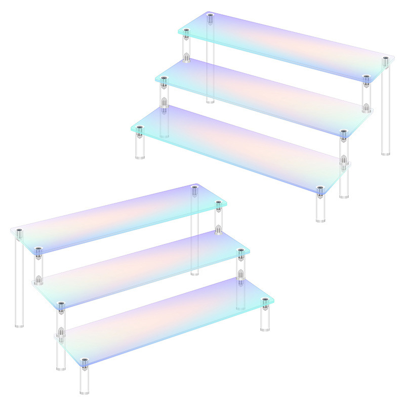 Perfume Fragrance Holder - 1-5 الطبقة قزحي الألوان الاكريليك عرض