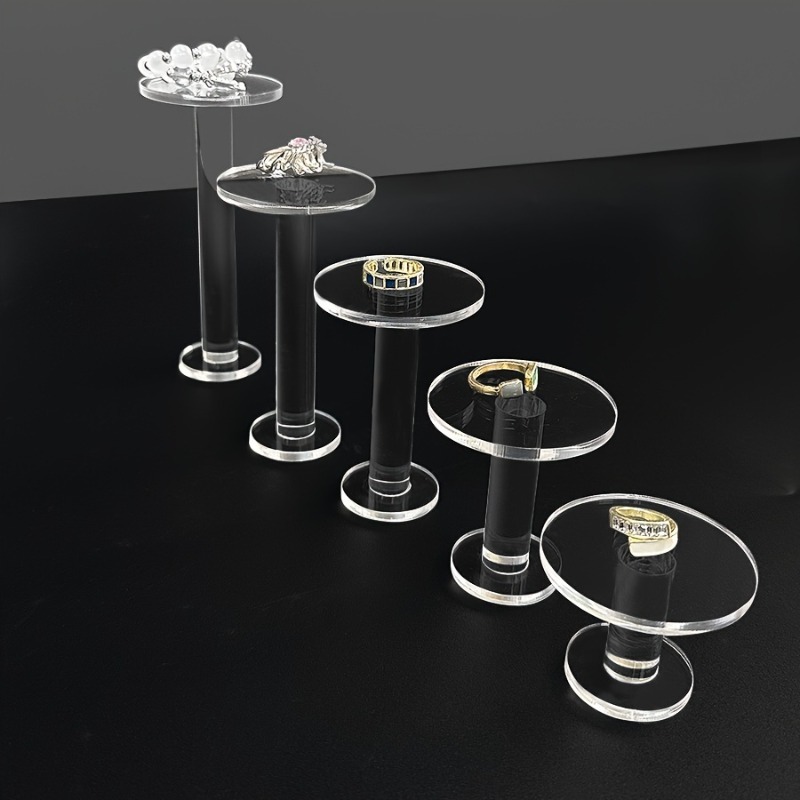Perfume Fragrance Holder - 5 قطعة حامل عرض دائري متدرج