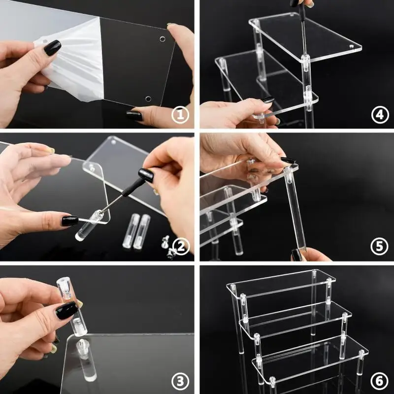 1-4 طبقات حامل عرض أكريليك رف  - مراجعة Perfume Fragrance Holder وسعره