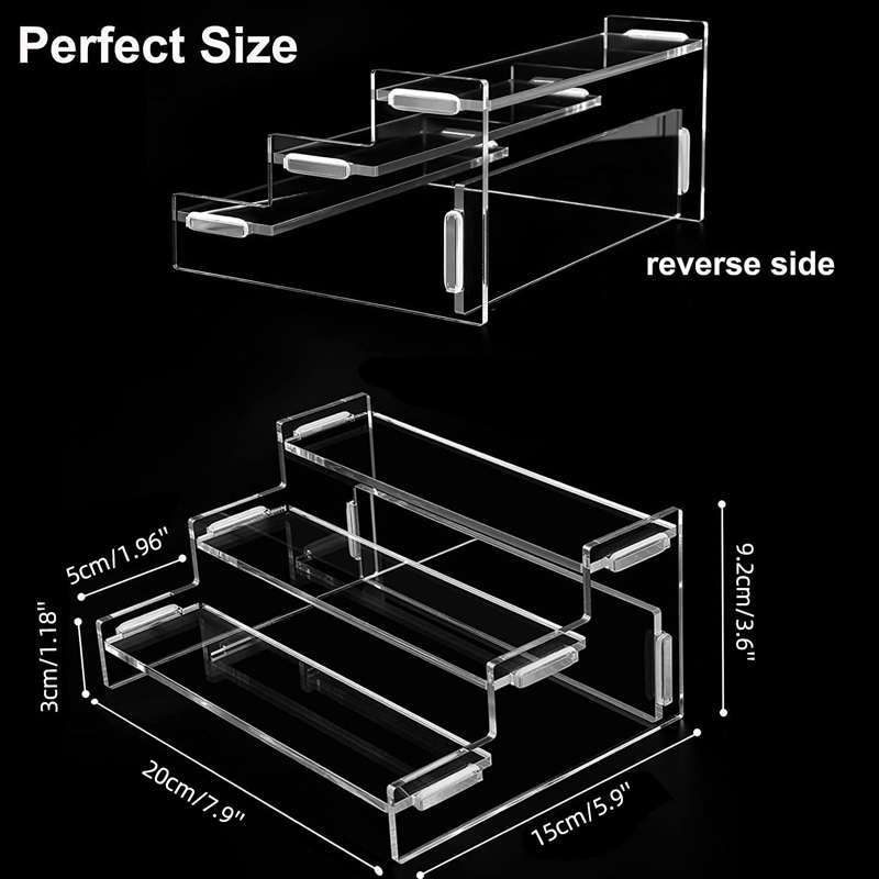 3 الطبقة الاكريليك عرض موقف رف - مراجعة Perfume Fragrance Holder وسعره