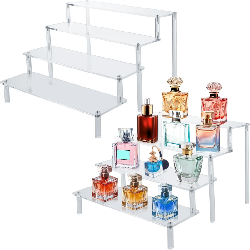 رافعات عرض أكريليك كبيرة، منظم - مراجعة Perfume Fragrance Holder وسعره