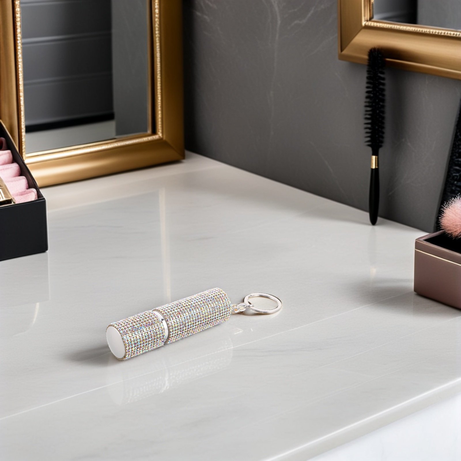 زجاجة عطر محمولة 10 مل مرصعة ب - مراجعة Perfume Fragrance Holder وسعره