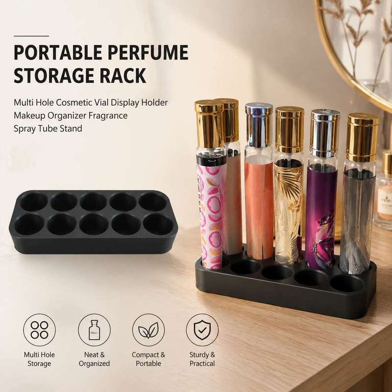 حامل منظم للعطور متعدد الفتحات - مراجعة Perfume Fragrance Holder وسعره