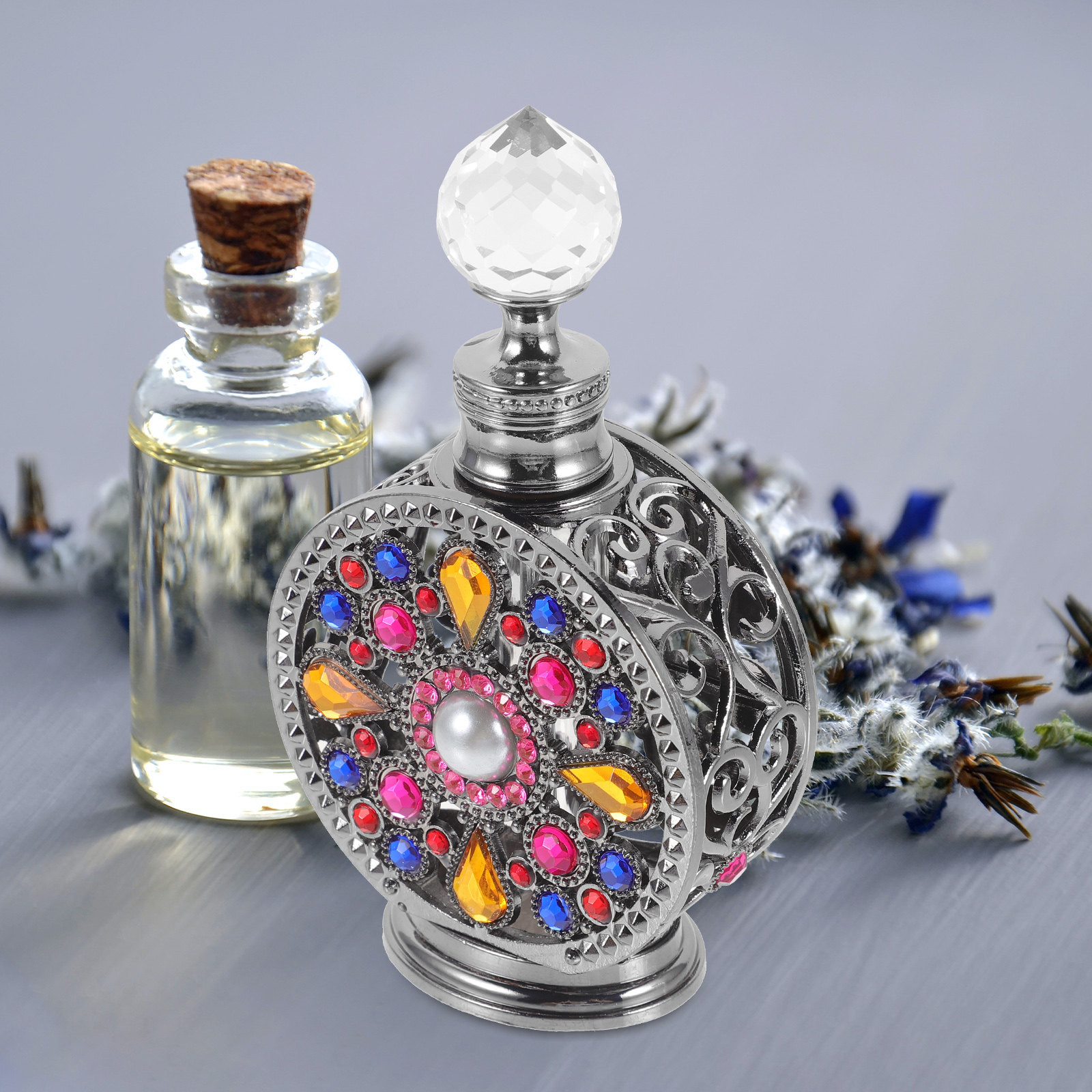زجاجة عطر صغيرة قابلة لإعادة ا - مراجعة Perfume Fragrance Holder وسعره